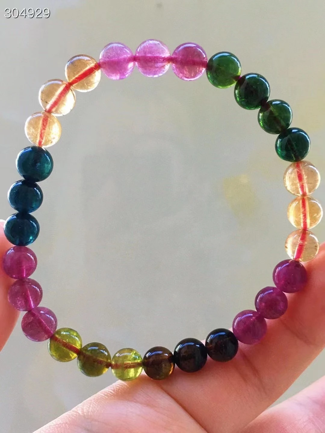 Natural Colorful Tourmaline Clear Round Beads Bracelet 6.6mm Rainbow Red Tourmaline Brazil Women Jewelry AAAAAAA
Natural Colorful Tourmaline Clear Round Beads Bracelet 6.6mm Rainbow Red Tourmaline Brazil Women Jewelry AAAAAAA