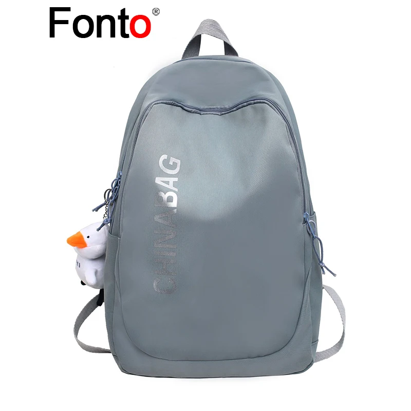 Fonto Double Shoulder Bag Nylon Cloth Outdoor Travel Backpack Men and Women Leisure Sports Fitness Business Trip Mountaineering 
Fonto Double Shoulder Bag Nylon Cloth Outdoor Travel Backpack Men and Women Leisure Sports Fitness Business Trip Mountaineering