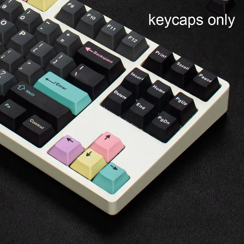 137 Pbt Double-shot Black Profile S Kit Backlit For Gmk Mechanical Gaming Board U6b1
137 Pbt Double-shot Black Profile S Kit Backlit For Gmk Mechanical Gaming Board U6b1