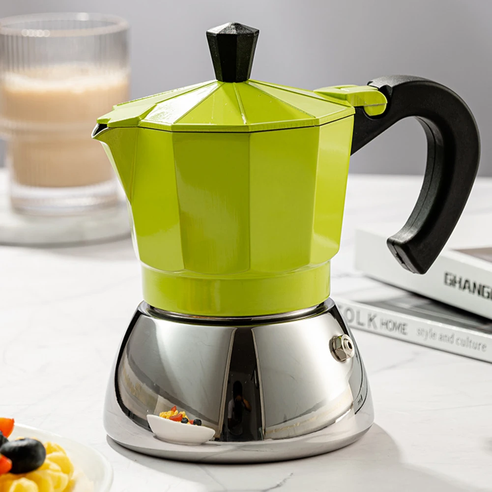 120ml Moka pot Coffee Espresso machine Italian Espresso machine with 3 Cups Latte Coffee maker for kitchen supply free shipping
120ml Moka pot Coffee Espresso machine Italian Espresso machine with 3 Cups Latte Coffee maker for kitchen supply free shipping