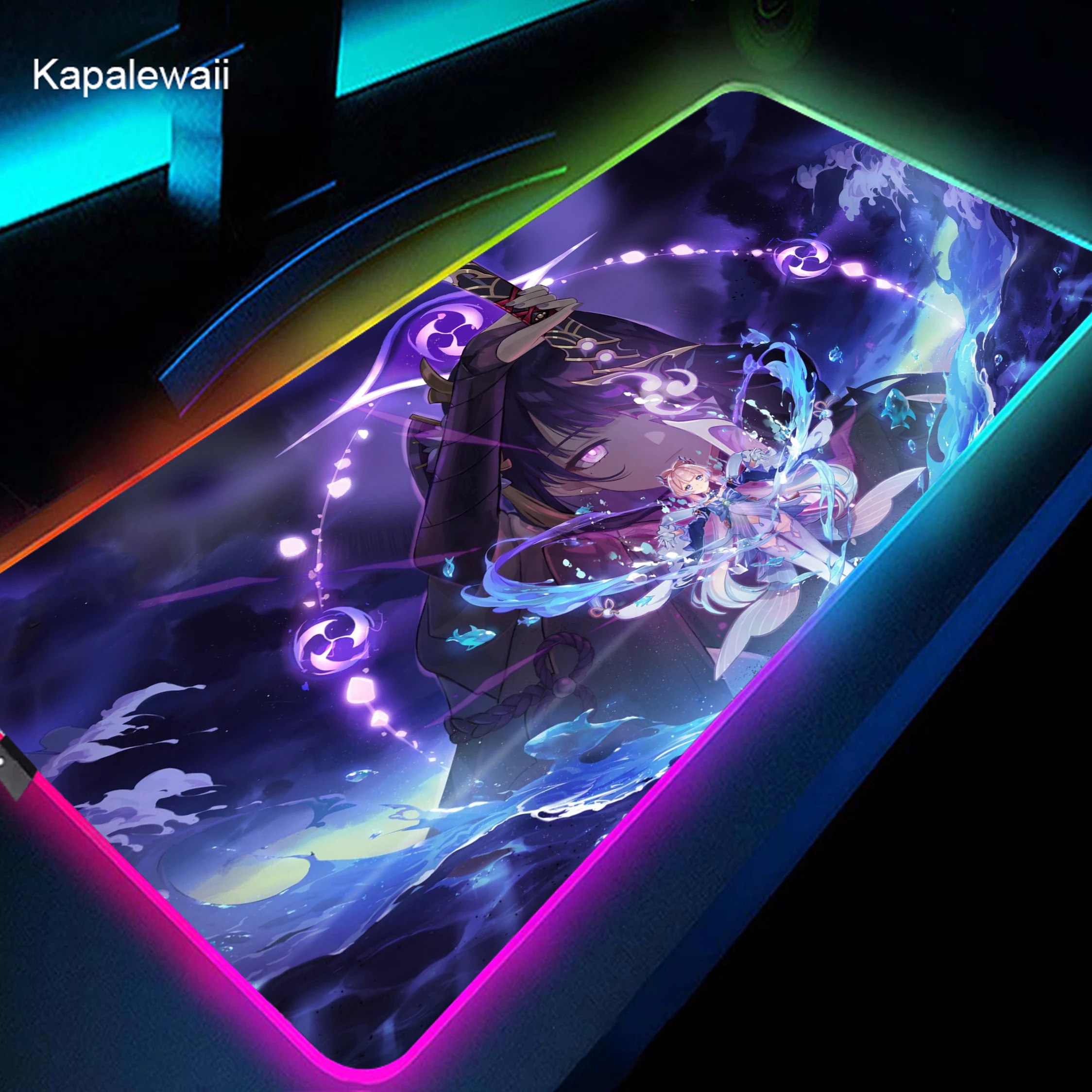 Genshin Impact Mouse Pad RGB Gaming Mousepad Large Xsl Mouse Mat Keyboard Pads Computer Rubber Carpet Backlit Desk Mat 900x400mm
Genshin Impact Mouse Pad RGB Gaming Mousepad Large Xsl Mouse Mat Keyboard Pads Computer Rubber Carpet Backlit Desk Mat 900x400mm