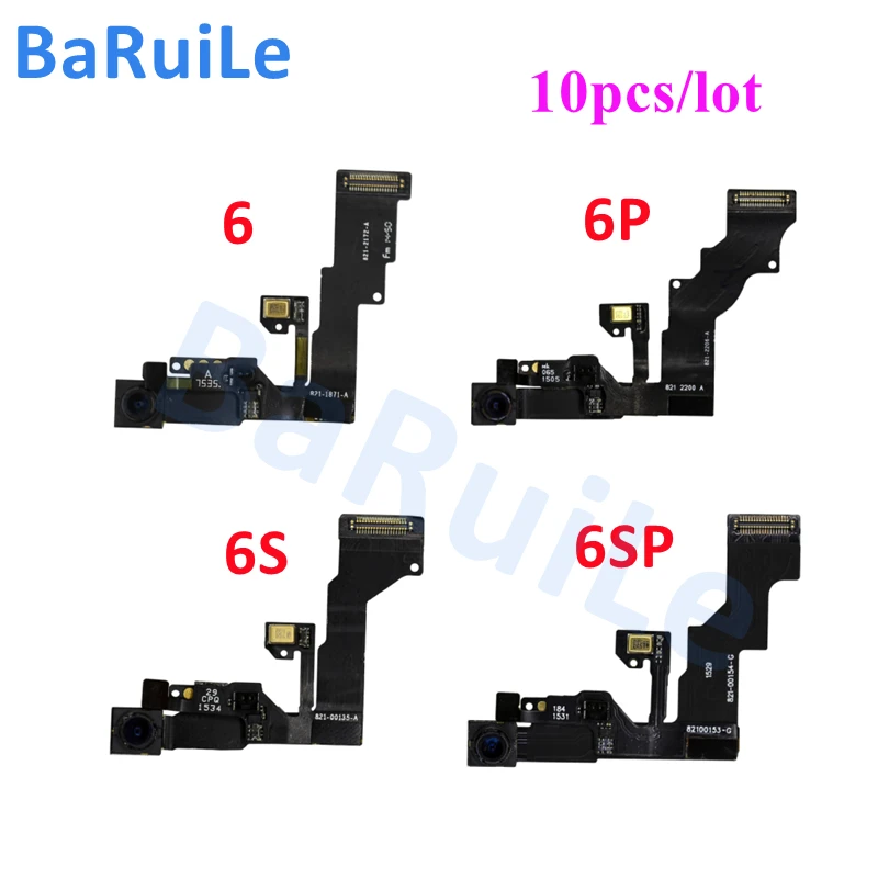 

BaRuiLe 10pcs for iPhone 6 6G 6s plus 4.7" 5.5" Light Proximity Sensor Flex Cable with Front Facing Camera Microphone Assembly