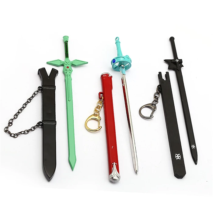 Sao Sword Art Online Sword Keychain Metal Tung People Asuna Kirito Key Ring Holder Men Personalized Chaveiro Anime Keychain
Sao Sword Art Online Sword Keychain Metal Tung People Asuna Kirito Key Ring Holder Men Personalized Chaveiro Anime Keychain