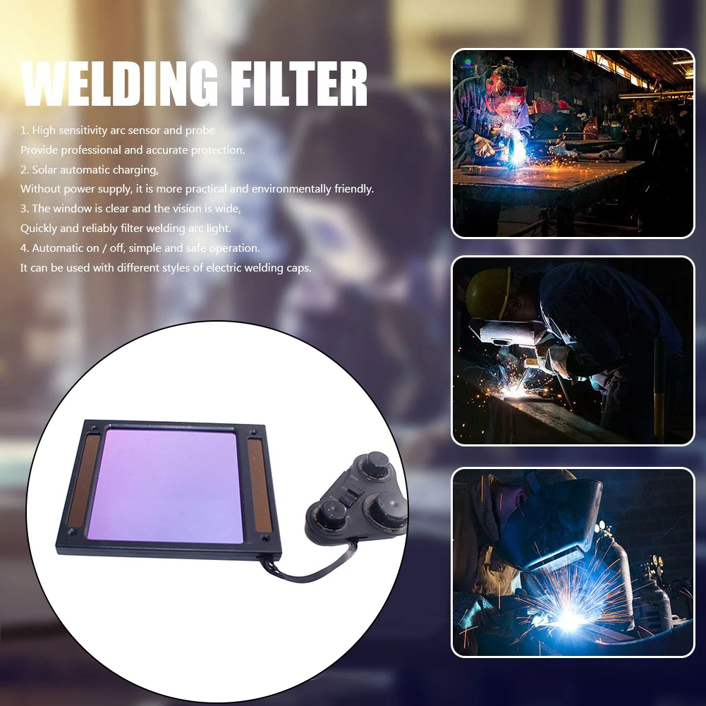 1PCS Solar Auto Darkening Welding Helmet Lens 5.12x4.33 Inches DIN15 Filter Lens Automatic Dark Filter Welding Protective Parts
1PCS Solar Auto Darkening Welding Helmet Lens 5.12x4.33 Inches DIN15 Filter Lens Automatic Dark Filter Welding Protective Parts