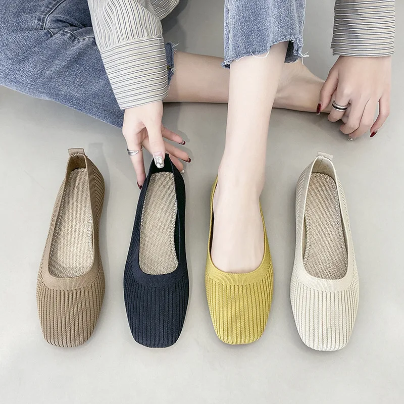 Flat bottom mesh shoes women's 2022 spring and summer new soft bottom square head shallow mouth breathable casual shoes
Flat bottom mesh shoes women's 2022 spring and summer new soft bottom square head shallow mouth breathable casual shoes