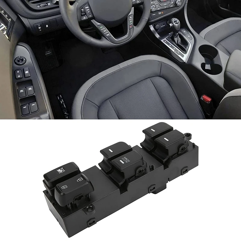 For 11-13 Kia Optima Front Driver Left Side Master Power Window Switch AUTO DOWN
For 11-13 Kia Optima Front Driver Left Side Master Power Window Switch AUTO DOWN