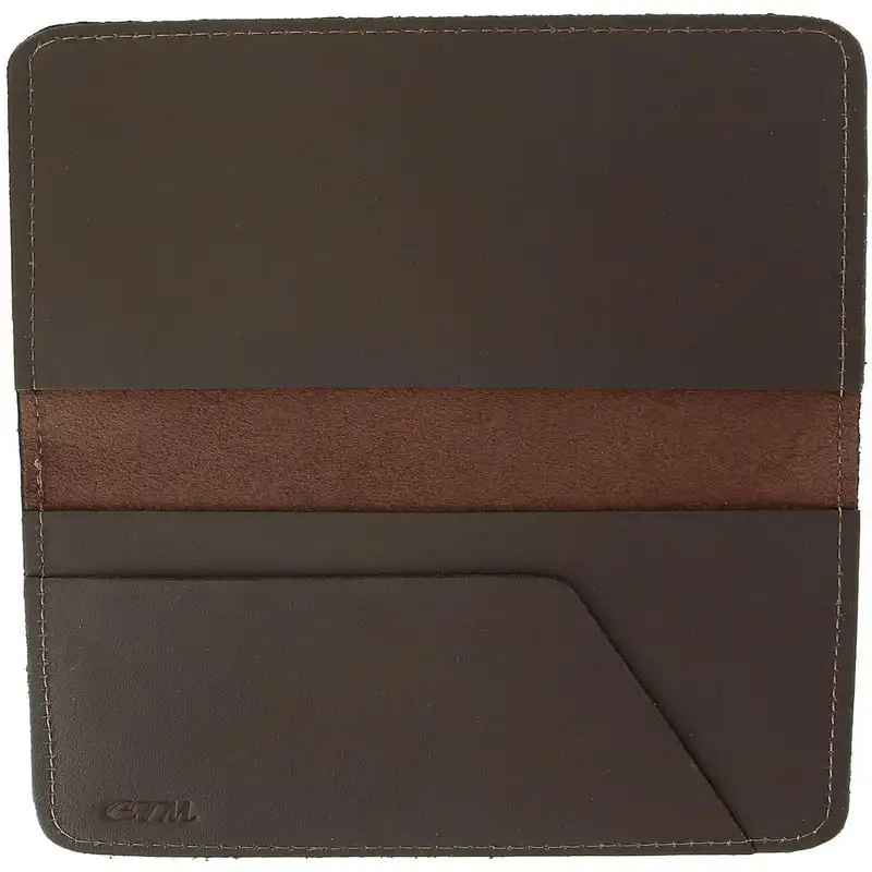 Stylish Leather Top Stub Checkbook Wallet Cover with Multiple Credit Card Slots, Pen Holder & Photo Insert.
Stylish Leather Top Stub Checkbook Wallet Cover with Multiple Credit Card Slots, Pen Holder & Photo Insert.