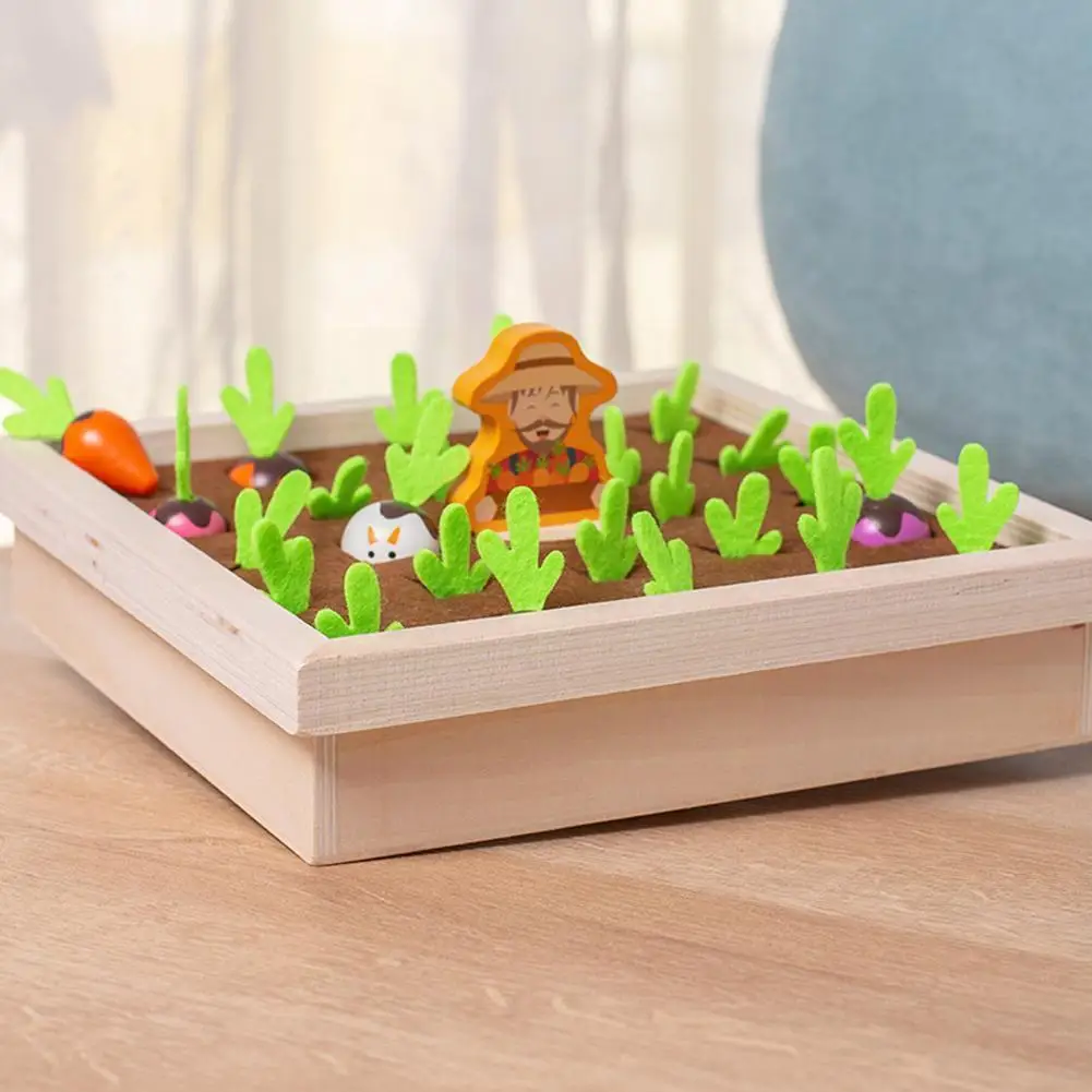 Children's Wooden Fun Carrots Harvest Toy Memory Games Matching Sorting Early Color Toys Education Shape Enlightenment Radi H3P6
Children's Wooden Fun Carrots Harvest Toy Memory Games Matching Sorting Early Color Toys Education Shape Enlightenment Radi H3P6
