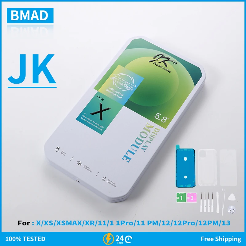 AAA+ Incell LCD For iPhone X XS XR 11 11ProMax 12 12ProMax 13 No Dead Pixel LCD Display Touch Screen Digitizer Replacement Parts
AAA+ Incell LCD For iPhone X XS XR 11 11ProMax 12 12ProMax 13 No Dead Pixel LCD Display Touch Screen Digitizer Replacement Parts