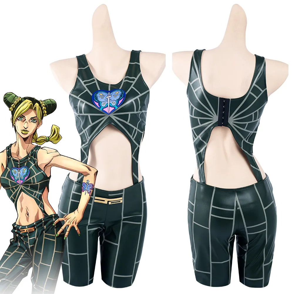 AnimeJoJo‘s Bizarre Adventure Jolyne Cujoh Cosplay Costume Outfits Halloween Carnival SuitCustom Made
AnimeJoJo‘s Bizarre Adventure Jolyne Cujoh Cosplay Costume Outfits Halloween Carnival SuitCustom Made