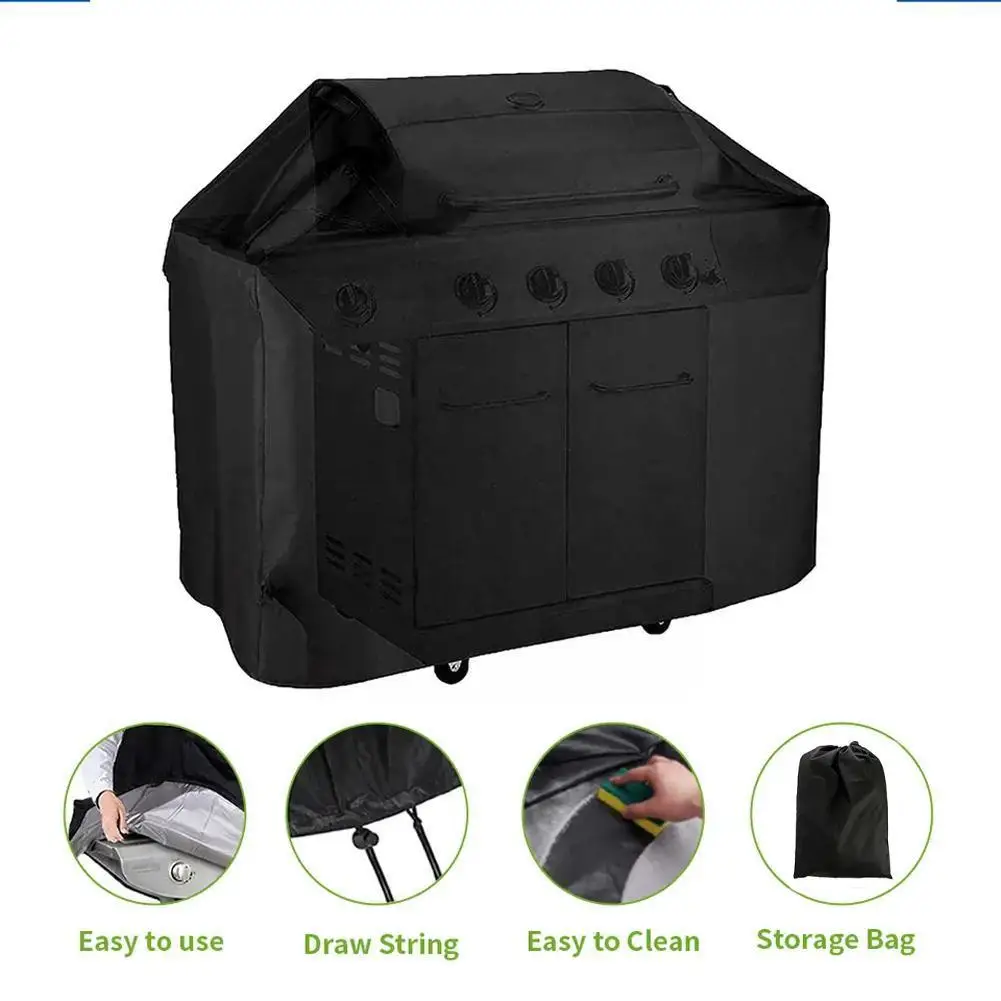 3Sizes Waterproof Grill Cover Weatherproof Barbecue Rust BBQ Rain Accessories Outdoor Anti-Dust Protection BBQ Black Cover M0V9
3Sizes Waterproof Grill Cover Weatherproof Barbecue Rust BBQ Rain Accessories Outdoor Anti-Dust Protection BBQ Black Cover M0V9