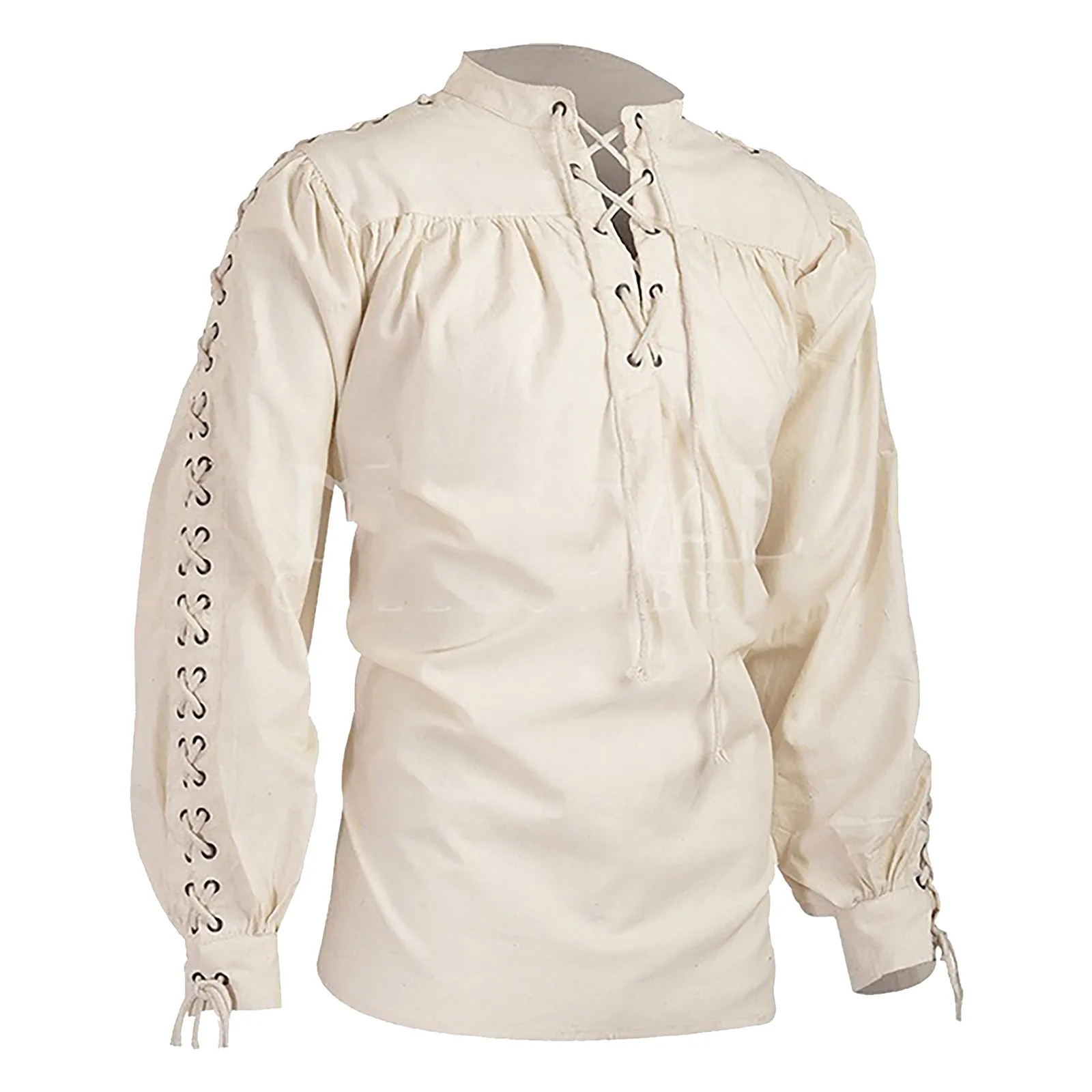 Halloween Men's Blouse Medieval Costume Renaissance Gothic Retro Long Sleeve Lace Up Shirt Loose Solid Color Shirt Top
Halloween Men's Blouse Medieval Costume Renaissance Gothic Retro Long Sleeve Lace Up Shirt Loose Solid Color Shirt Top