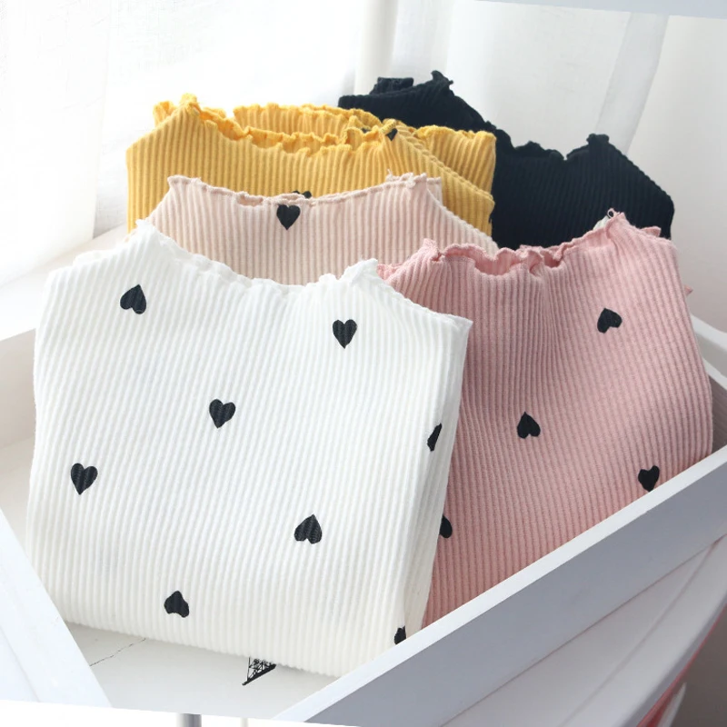 

Sweater Clothing Heart Girls Casual Autumn Print New Fashion Outfits Baby Clothes Pattern Girls Menoea Sweaters Kids Knit Lovely