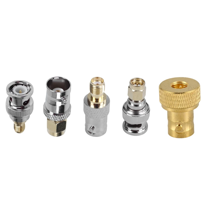 4 шт. комплекты SMA-BNC RF коаксиальный адаптер штекер-гнездо коаксиальный разъем и 1 шт. SMA-штекер-гнездо BNC M/F RF адаптер
4 шт. комплекты SMA-BNC RF коаксиальный адаптер штекер-гнездо коаксиальный разъем и 1 шт. SMA-штекер-гнездо BNC M/F RF адаптер