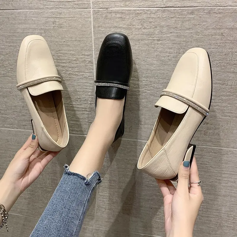 New Oxford Shoes for Women Slip on Round Toe Mary Jane Shoes Woman Bling Crystal Square Heels Retro Shoes Women Zapatos De Mujer
New Oxford Shoes for Women Slip on Round Toe Mary Jane Shoes Woman Bling Crystal Square Heels Retro Shoes Women Zapatos De Mujer
