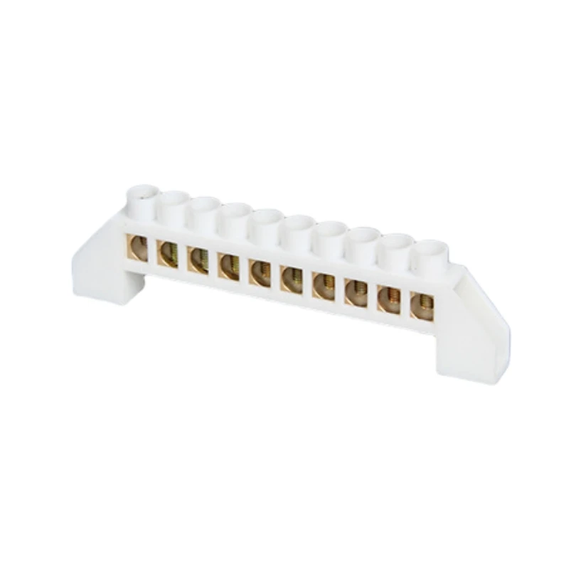 10 Position Made of Copper and Plastic 6.5mm Copper Screw Terminal Block White Bridge Shape Barrier Strip Single Row
10 Position Made of Copper and Plastic 6.5mm Copper Screw Terminal Block White Bridge Shape Barrier Strip Single Row