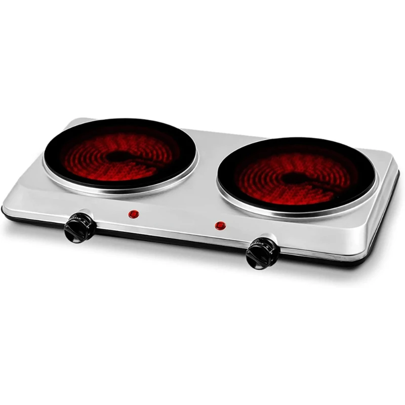 Infrared Burner 7.5 Inch Ceramic Glass Hot Plates Cooktop, 1500W Portable Countertop Stove with 6 Level Temperature Control & Ea
Infrared Burner 7.5 Inch Ceramic Glass Hot Plates Cooktop, 1500W Portable Countertop Stove with 6 Level Temperature Control & Ea
