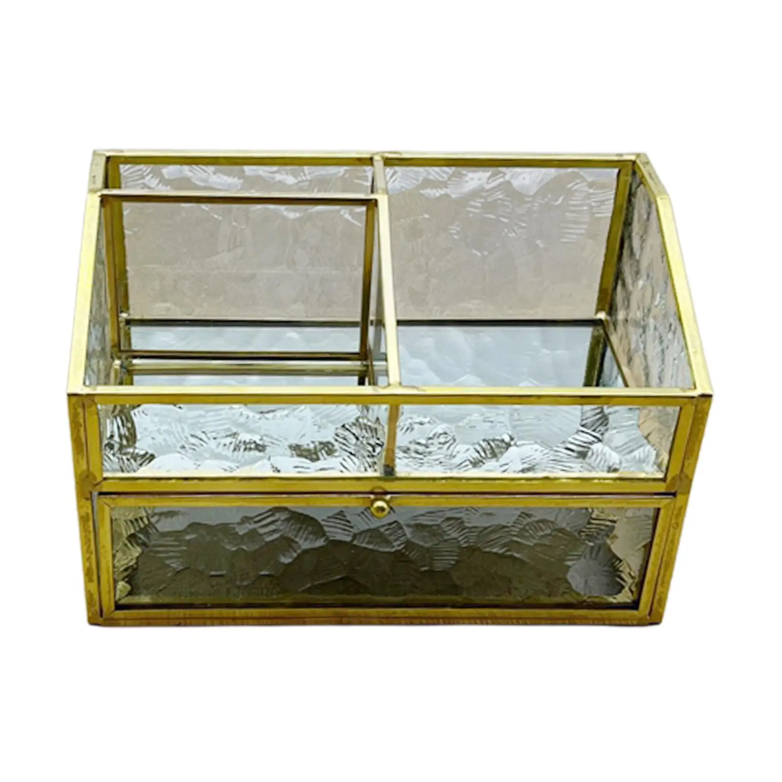 Glass Jewelry Organizer Box Aureate Double Laye Wedding Birthday Gift Keepsake Box Cosmetic Holder Standing Shelf for Cupboard
Glass Jewelry Organizer Box Aureate Double Laye Wedding Birthday Gift Keepsake Box Cosmetic Holder Standing Shelf for Cupboard