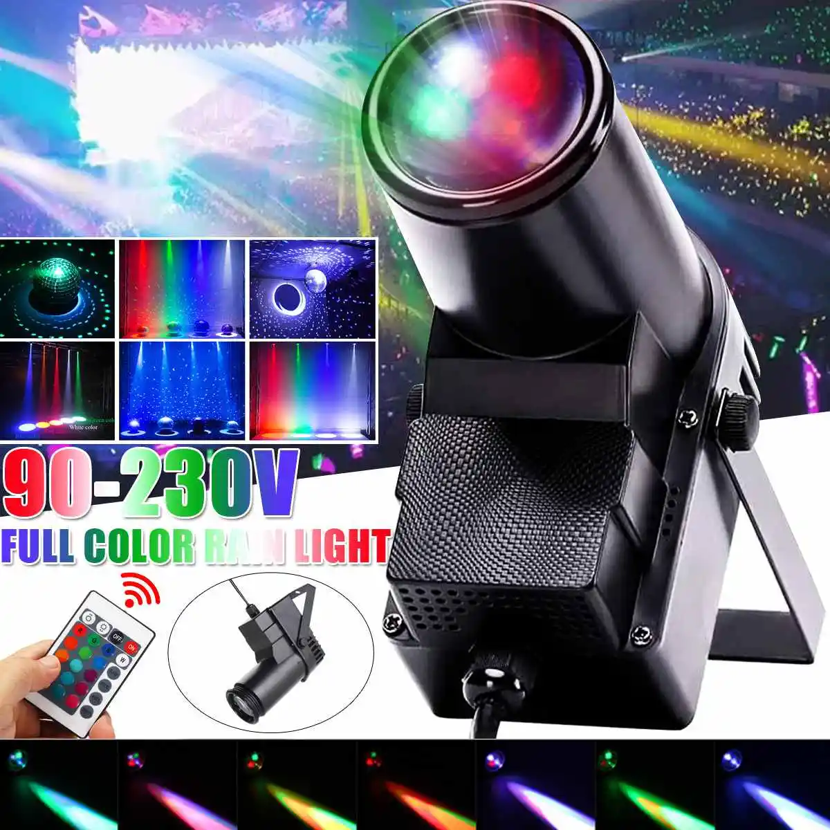 30 Вт RGB светодиодный сценический светильник Pinspot луч Точечный светильник 6CH для диджея дискотевечерние KTV AC100-240V сцсветильник ческий светово... 
30 Вт RGB светодиодный сценический светильник Pinspot луч Точечный светильник 6CH для диджея дискотевечерние KTV AC100-240V сцсветильник ческий светово...
