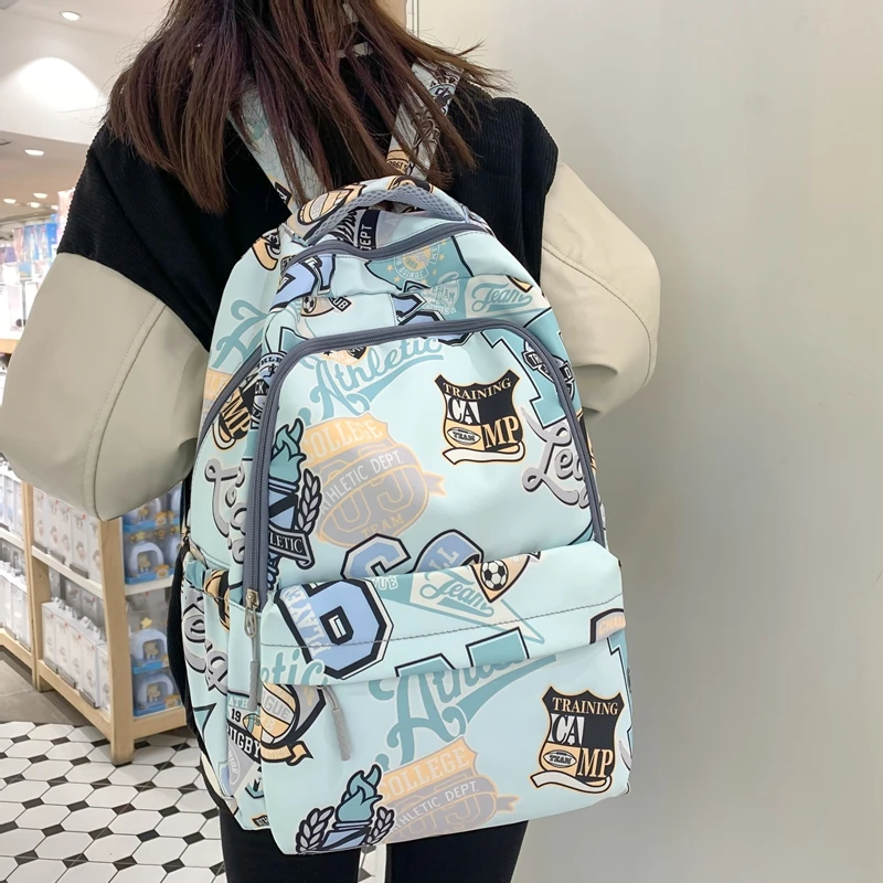 Fashion School Large Bags College Student Women Designer Backpacks Trendy Travel Lady Laptop Cute Backpack Printed Female Bag
Fashion School Large Bags College Student Women Designer Backpacks Trendy Travel Lady Laptop Cute Backpack Printed Female Bag