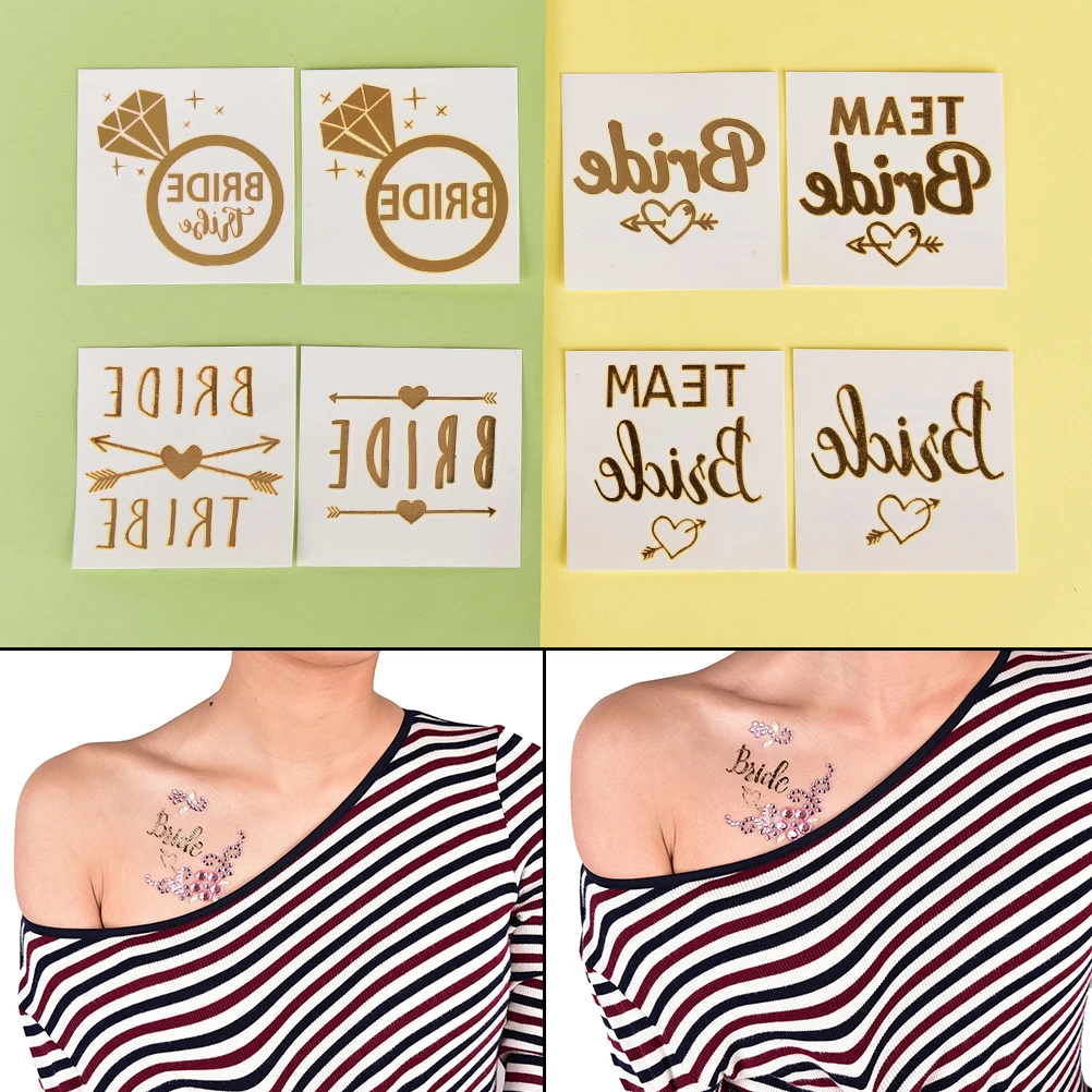 Team Bride Tribe Flash Temporary Tattoo Gold Silver Metallic Arrow Love Bachelorette Party Bridesmaid Shower Wedding Decoration
Team Bride Tribe Flash Temporary Tattoo Gold Silver Metallic Arrow Love Bachelorette Party Bridesmaid Shower Wedding Decoration