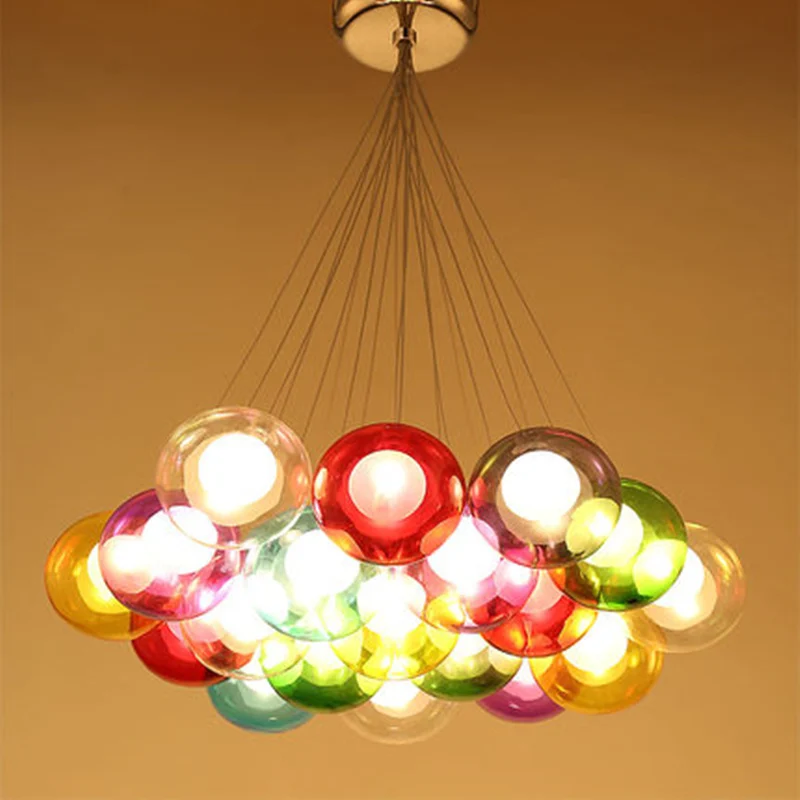 Postmodern Creative Colorful Glass Ball LED Pendant Lights for For Home Deco Bar Coffee Living Room Pendant Lamps Hanging Light
Postmodern Creative Colorful Glass Ball LED Pendant Lights for For Home Deco Bar Coffee Living Room Pendant Lamps Hanging Light