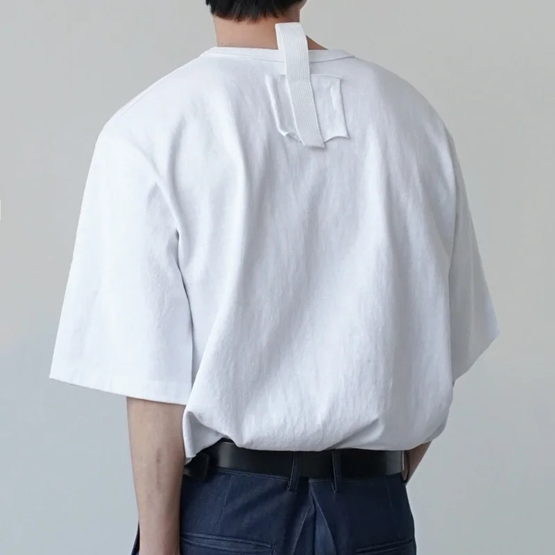 SYUHGFA Men's Wear Summer New Design Solid Color T-shirt Korean Tide Short Sleeve T-shirts Oversized Loose Chic Top 2022 Trend
SYUHGFA Men's Wear Summer New Design Solid Color T-shirt Korean Tide Short Sleeve T-shirts Oversized Loose Chic Top 2022 Trend