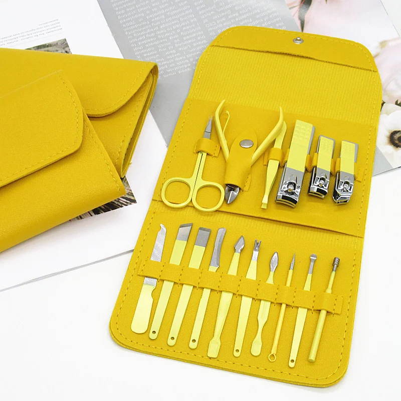12/16 Pcs Manicure Set Stainless Steel Nail Clippers Cuticle Nipper Pedicure Nail Groove Only Inflammation Nail Manicure Tools
12/16 Pcs Manicure Set Stainless Steel Nail Clippers Cuticle Nipper Pedicure Nail Groove Only Inflammation Nail Manicure Tools