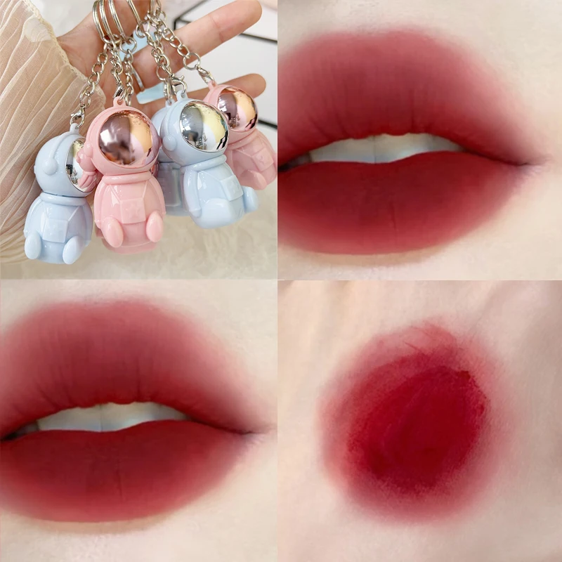 Keychain Astronaut Lip Mud Matte Velvet Liquid Lipstick Lip Make Up Brown Lip Gloss Waterproof Long Lasting Lip Tint Cosmetics
Keychain Astronaut Lip Mud Matte Velvet Liquid Lipstick Lip Make Up Brown Lip Gloss Waterproof Long Lasting Lip Tint Cosmetics
