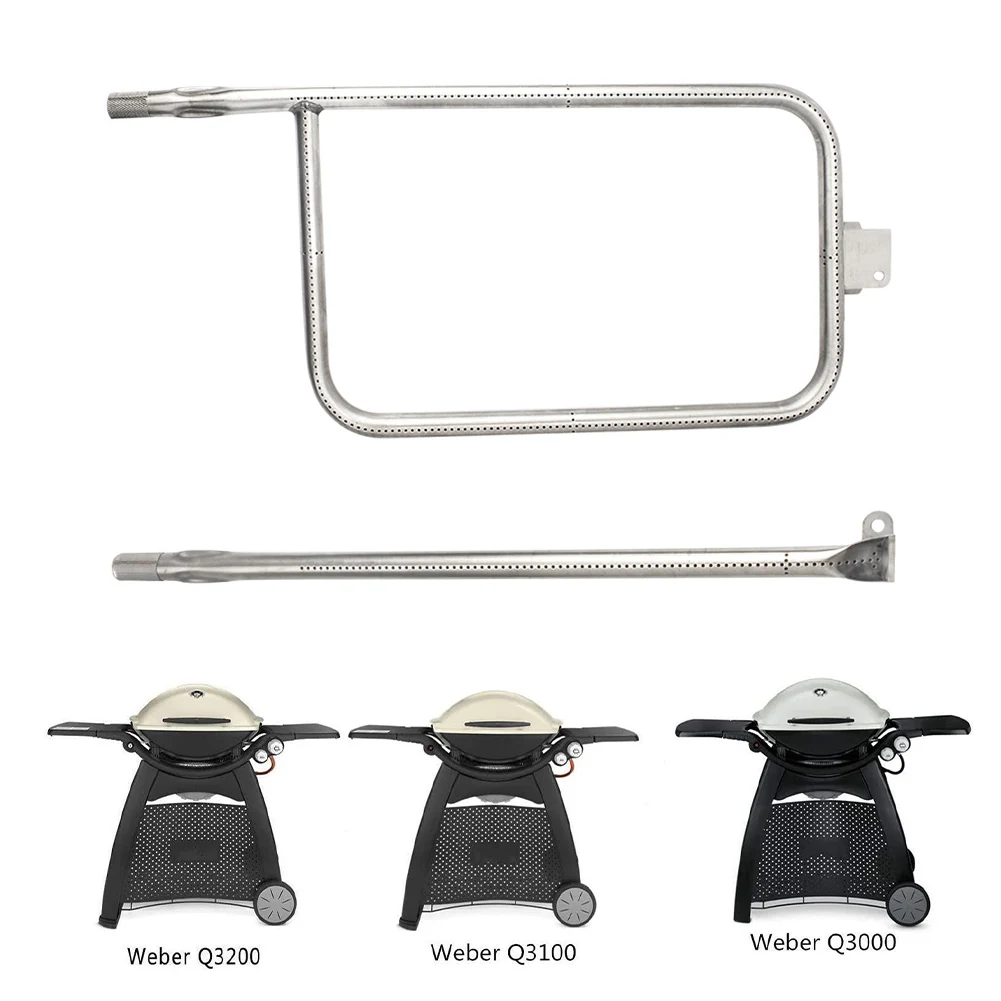 1set Burner Tube Burner FOR Weber Q300/Q3000 Series Gas Grill Stainless Steel Replacement P-shaped/straight Pipe BBQ Accessories
1set Burner Tube Burner FOR Weber Q300/Q3000 Series Gas Grill Stainless Steel Replacement P-shaped/straight Pipe BBQ Accessories