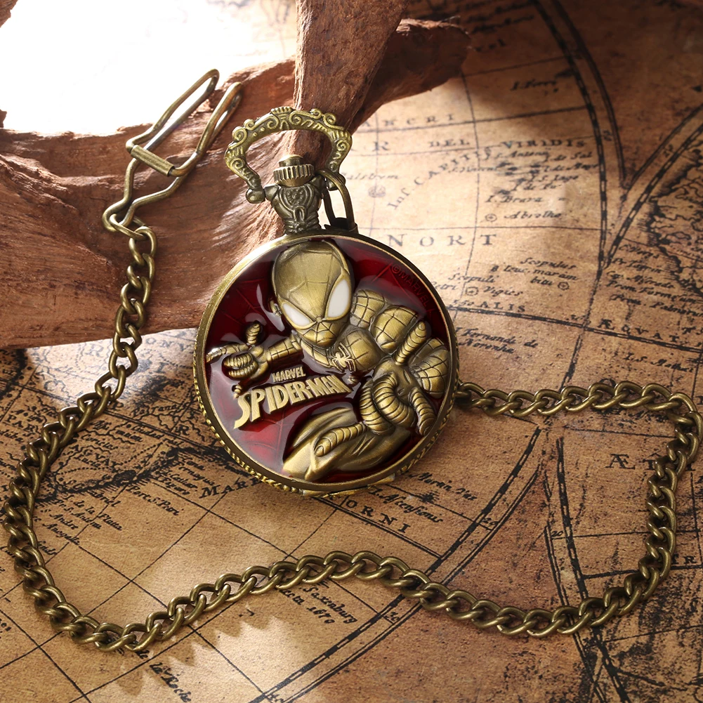 Retro Men's Quartz Pocket Watch Cartoon Character Pattern Glue Dropping Thick Chain Personalized Watches Souvenir for Boyfriend
Retro Men's Quartz Pocket Watch Cartoon Character Pattern Glue Dropping Thick Chain Personalized Watches Souvenir for Boyfriend