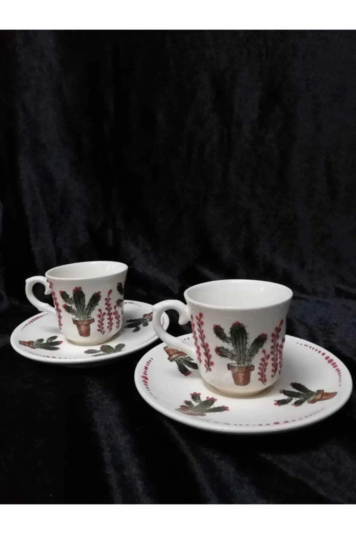 Amazing Turkish Greek Arabic Coffee & Espresso Cup Set Cactus Patterned Handmade 2 Psc. Cup Set
Amazing Turkish Greek Arabic Coffee & Espresso Cup Set Cactus Patterned Handmade 2 Psc. Cup Set