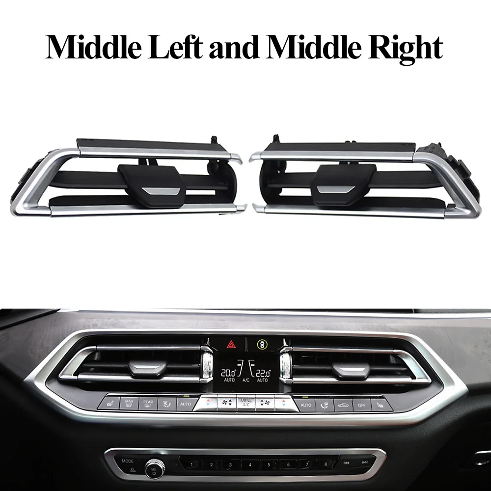 Автомобильная передняя левая и правая средняя вентиляционная решетка переменного тока, слайдер, зажим для кондиционера, ремонтный комплект для BMW X5 G05 X6 G06 X7 G07 64119458543
Автомобильная передняя левая и правая средняя вентиляционная решетка переменного тока, слайдер, зажим для кондиционера, ремонтный комплект для BMW X5 G05 X6 G06 X7 G07 64119458543