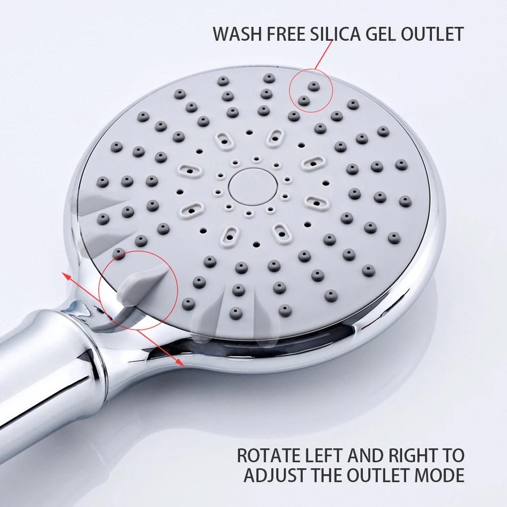 Bathroom Handheld Shower Head Universal ABS Spray Nozzle 5 Modes Water Saving Rainfall Showerhead
Bathroom Handheld Shower Head Universal ABS Spray Nozzle 5 Modes Water Saving Rainfall Showerhead