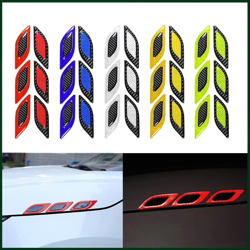 4/6pcs/Set Car Reflective Stickers Anti-Scratch Safety Warning Sticker For Truck Auto Motor Exterior Decorative Accessories
4/6pcs/Set Car Reflective Stickers Anti-Scratch Safety Warning Sticker For Truck Auto Motor Exterior Decorative Accessories