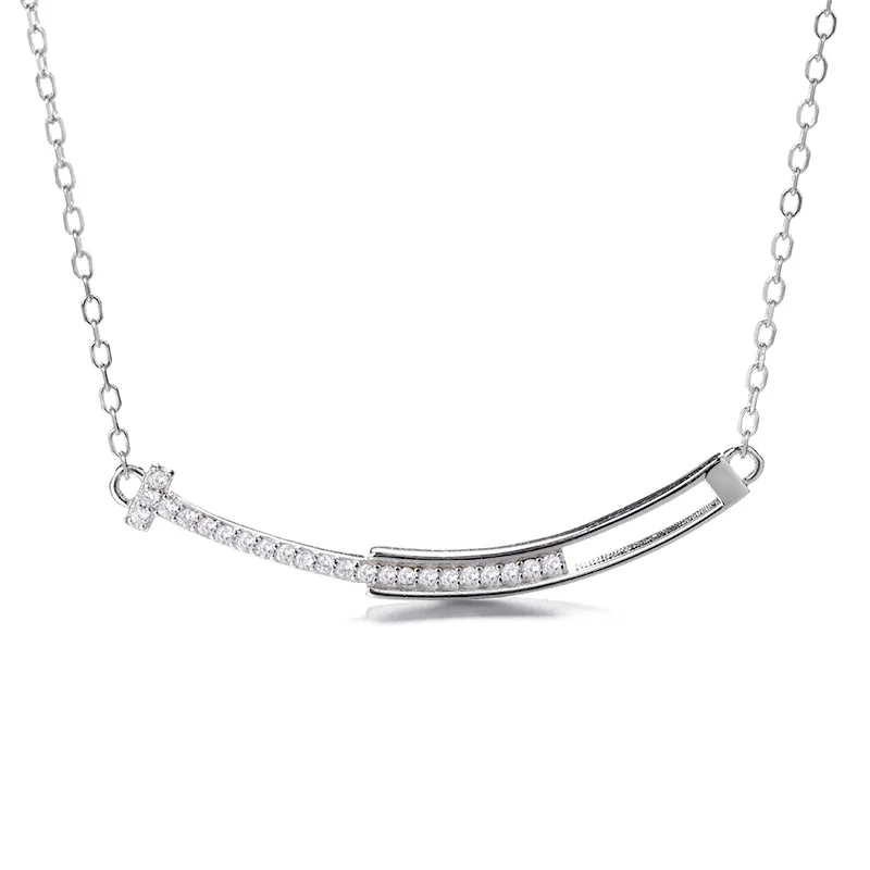 925 sterling silver curved smile necklace women's ins niche design sense 2020 new trendy light luxury collarbone chain
925 sterling silver curved smile necklace women's ins niche design sense 2020 new trendy light luxury collarbone chain