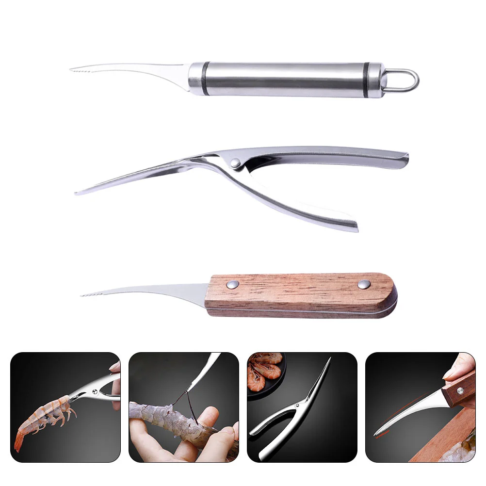Shrimp Peeler Prawn Tools Tool Deveiner Seafood Peeling Cleaning Cleaner Shell Line Deveining Peelers Opener Steel Stainless
Shrimp Peeler Prawn Tools Tool Deveiner Seafood Peeling Cleaning Cleaner Shell Line Deveining Peelers Opener Steel Stainless