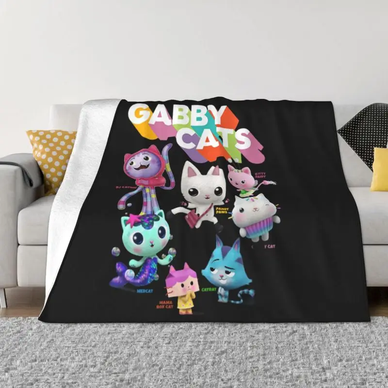 Gabbys Dollhouse Cat Blanket Fleece Spring Warm Flannel Cakey Kitty Fairy Cartoon Throw Blankets for Sofa Home Bedding Quilt
Gabbys Dollhouse Cat Blanket Fleece Spring Warm Flannel Cakey Kitty Fairy Cartoon Throw Blankets for Sofa Home Bedding Quilt