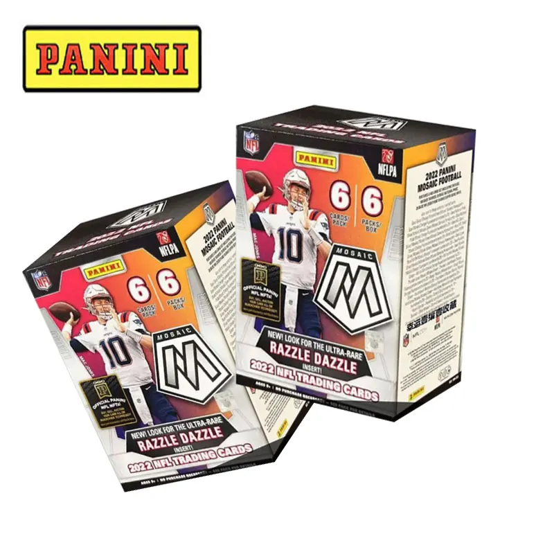 

Panini 2022 NFL Mosaic Football Rugby Star Card Collection Official Trading Cards Blaster Box