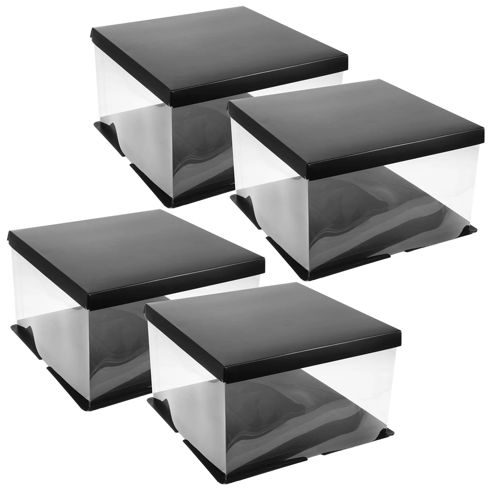 4 Pcs Birthday Cake Holder Portable Carrier Clear Single Layer Baking Supplies Pvc Packing Carry Case
4 Pcs Birthday Cake Holder Portable Carrier Clear Single Layer Baking Supplies Pvc Packing Carry Case