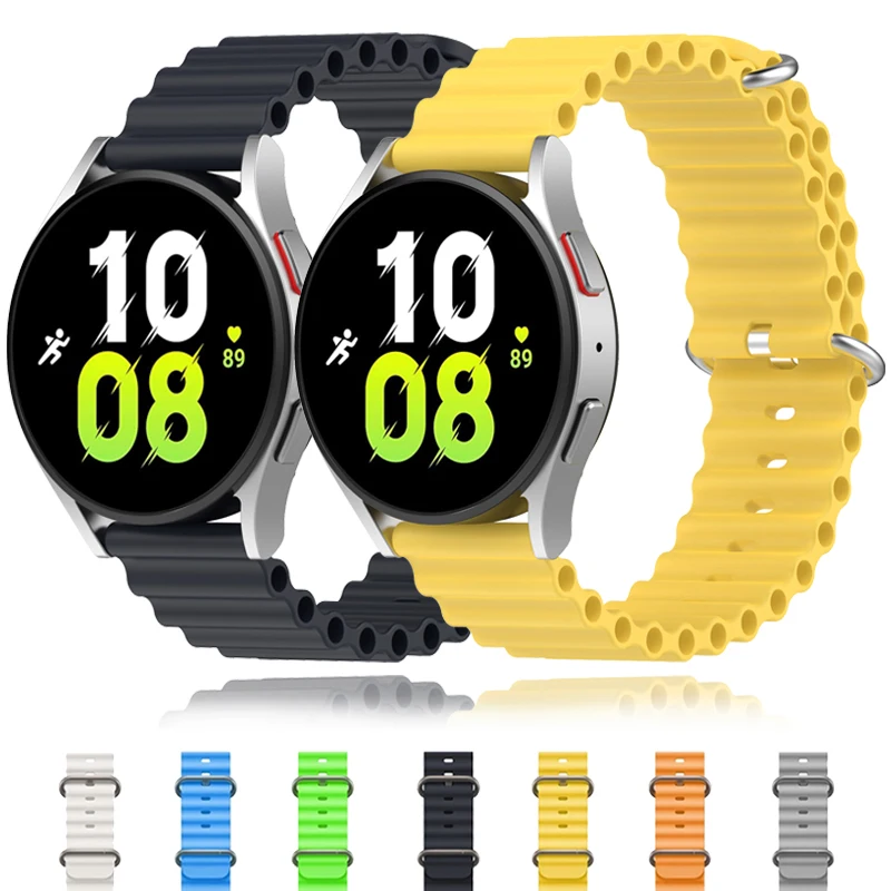 Силиконовый ремешок Ocean Starp для Samsung Galaxy watch 5/5 pro 4 classic, браслет для galaxy watch 4 44 мм 40 мм, 42 мм 46 мм 45 мм 20 мм 22 мм
Силиконовый ремешок Ocean Starp для Samsung Galaxy watch 5/5 pro 4 classic, браслет для galaxy watch 4 44 мм 40 мм, 42 мм 46 мм 45 мм 20 мм 22 мм