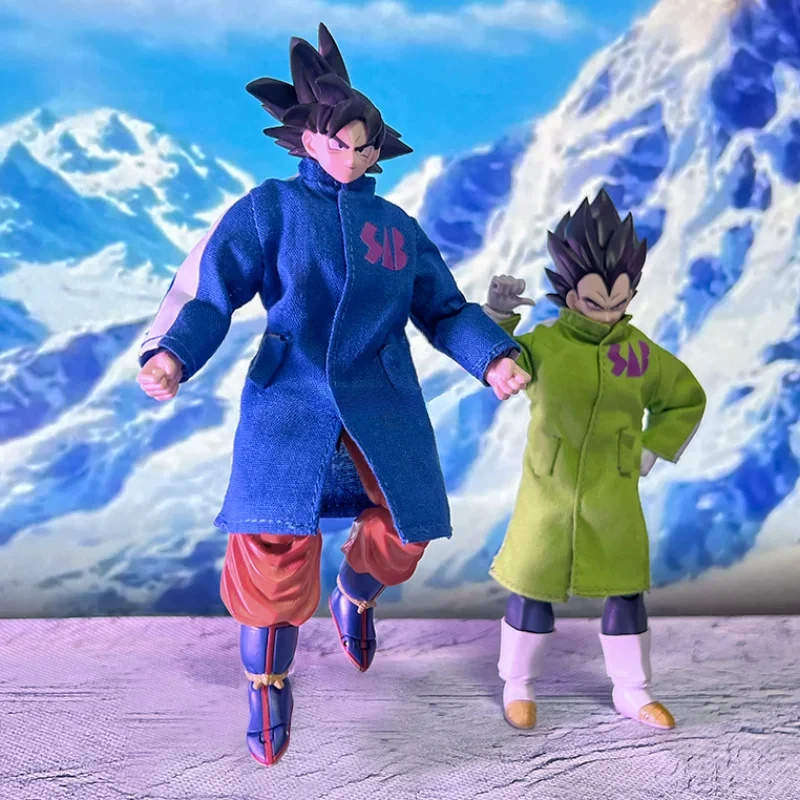 Новый Shf серии Драконий жемчуг аниме Goku Vegeta Iv Yonsei крутой фланелевый теплый костюм