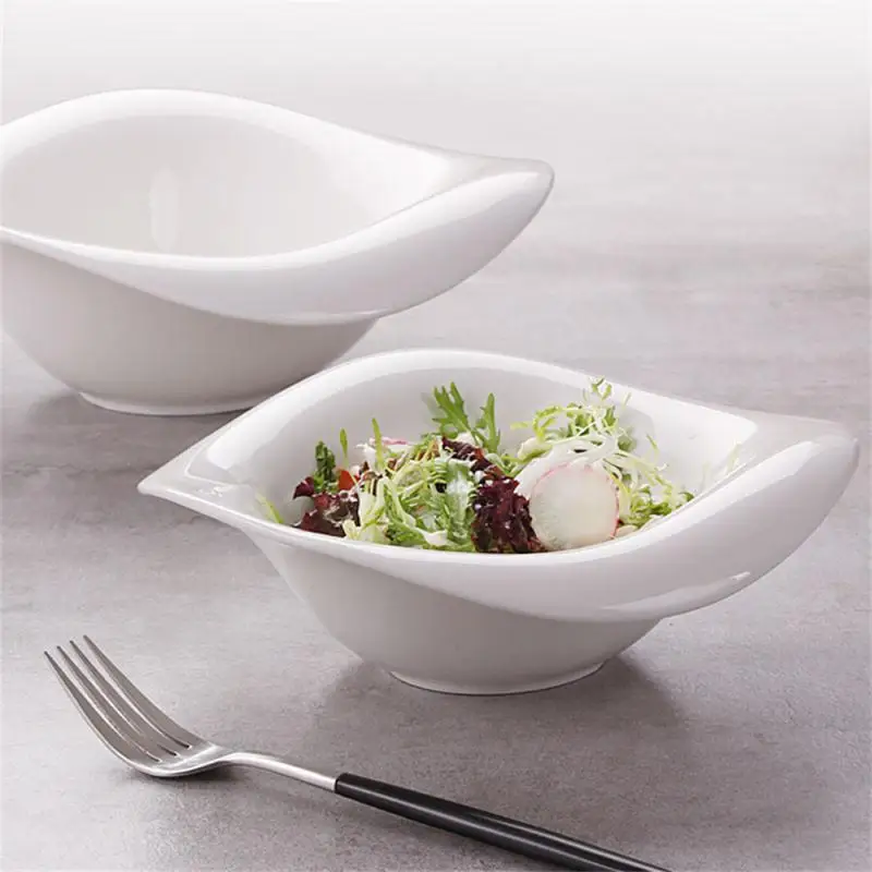 Irregular Shapes Soup Hot Rice Bowls Household Durable Easy To Clean Ceramic Salad Bowl Wear-resistant Healthy Tableware
Irregular Shapes Soup Hot Rice Bowls Household Durable Easy To Clean Ceramic Salad Bowl Wear-resistant Healthy Tableware
