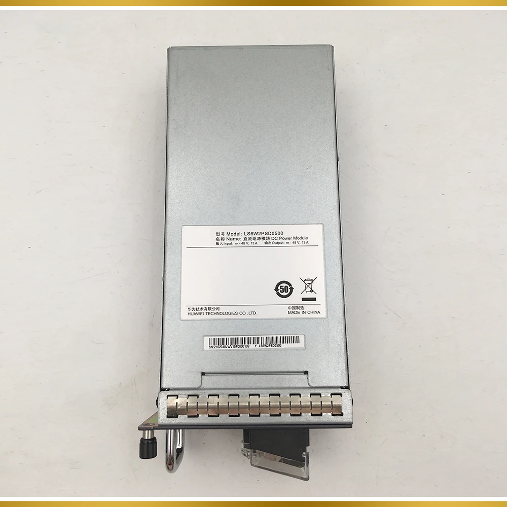 LS6W2PSD0500 для модуля питания постоянного тока Huawei, 500 Вт, переключатели Серии S6700
LS6W2PSD0500 для модуля питания постоянного тока Huawei, 500 Вт, переключатели Серии S6700