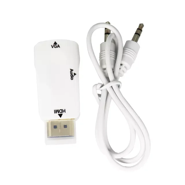 to VGA Female Adapter Audio Cable Converter FHD 1080P 720P 480P For PC Laptop TV Box Computer Display Projector
to VGA Female Adapter Audio Cable Converter FHD 1080P 720P 480P For PC Laptop TV Box Computer Display Projector