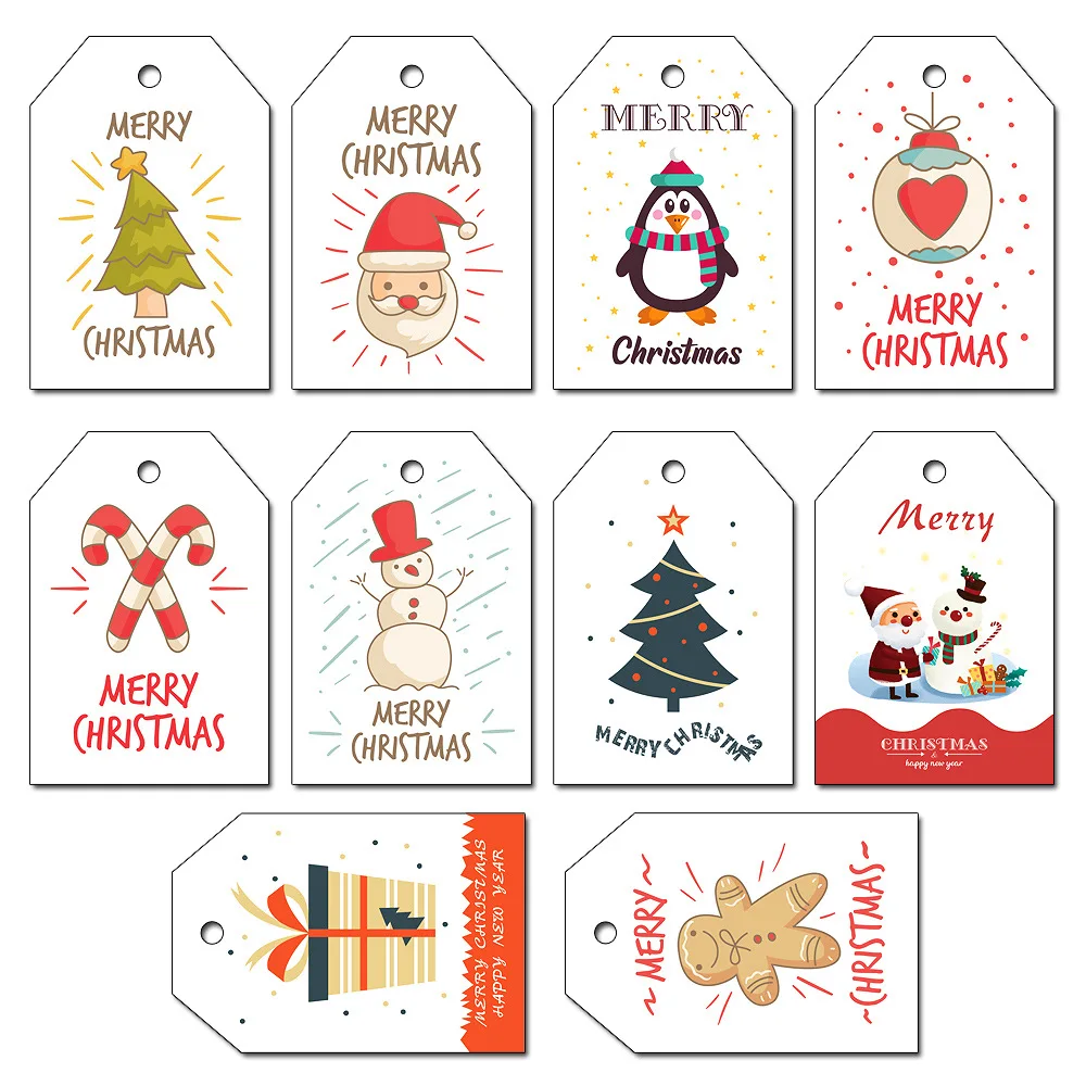 50pcs Merry Christmas Tags Xmas Tree Decoration Gift Cookie Candy Bags Hang Tag Cake Box Labels for Christmas Decorations Natal
50pcs Merry Christmas Tags Xmas Tree Decoration Gift Cookie Candy Bags Hang Tag Cake Box Labels for Christmas Decorations Natal