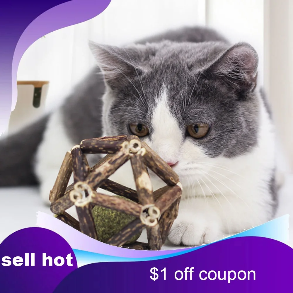 Catnip Ball Interactive Toy Catnip Cat Clean Teeth Toys Healthy Catnips Natural Wooden Molar Chew Stick For Kitten Pet Supplies
Catnip Ball Interactive Toy Catnip Cat Clean Teeth Toys Healthy Catnips Natural Wooden Molar Chew Stick For Kitten Pet Supplies