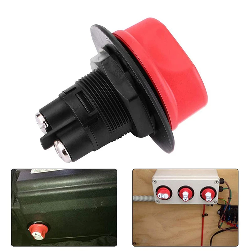 Car RV Battery Switch Rotary Disconnecter Power Safe Cut Off Isolator for Motorcycle Truck Marine Boat Disconnect Switches
Car RV Battery Switch Rotary Disconnecter Power Safe Cut Off Isolator for Motorcycle Truck Marine Boat Disconnect Switches