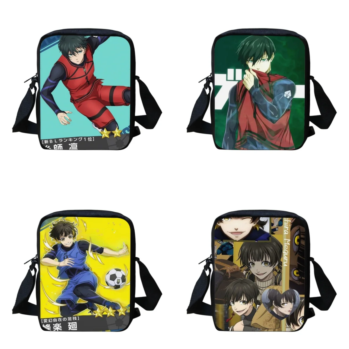 Women Crossbody Bags Blue Lock Anime Design Simple Style Shoulder Messenger Bag for Girl Portable Mini Lady Sling Cross Body
Women Crossbody Bags Blue Lock Anime Design Simple Style Shoulder Messenger Bag for Girl Portable Mini Lady Sling Cross Body