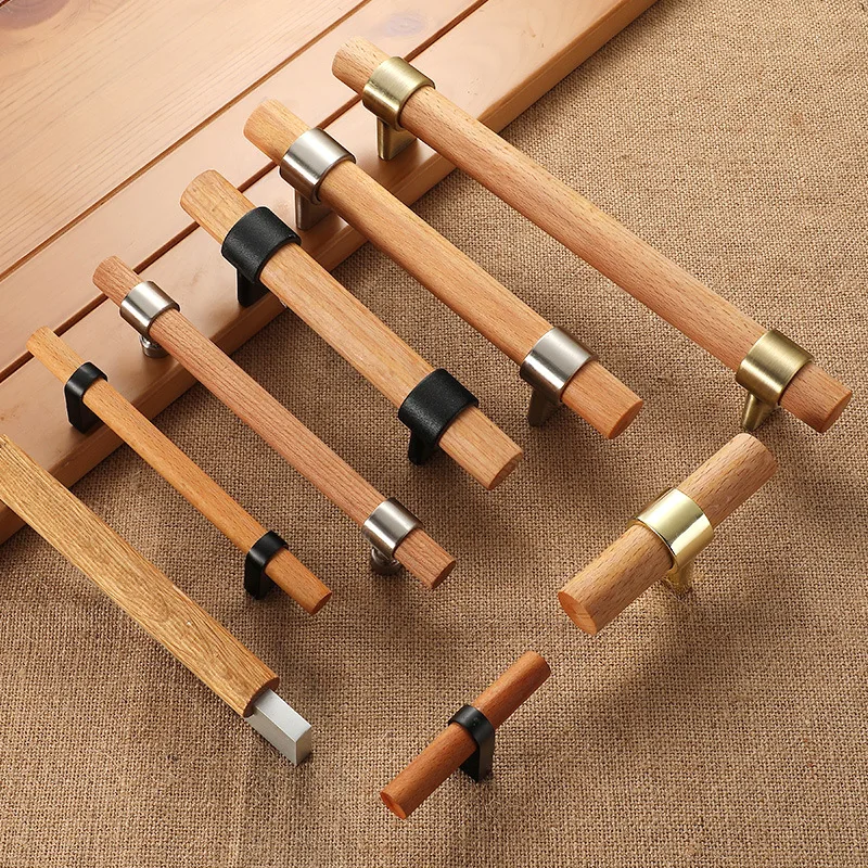 Modern Nordic Simple Solid Wood Handle European Anti-Collision Hardware Single Hole Handle Cabinet Drawer Door Wardrobe Handle
Modern Nordic Simple Solid Wood Handle European Anti-Collision Hardware Single Hole Handle Cabinet Drawer Door Wardrobe Handle